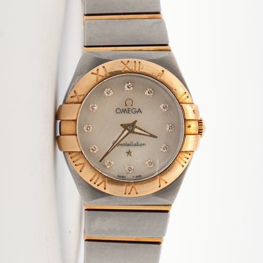 Omega Constellation Two-Tone Diamond Mother-of-Pearl Watch