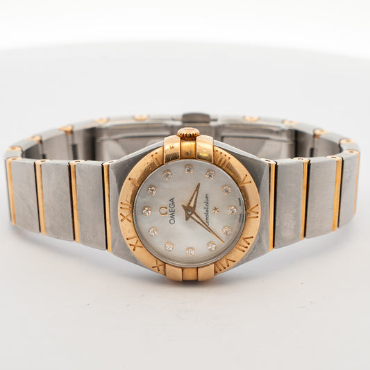 Omega Constellation Two-Tone Diamond Mother-of-Pearl Watch