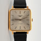 Longines 18ct Gold Square Automatic Vintage Watch