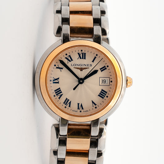 Longines PrimaLuna Two-Tone Roman Dial Watch