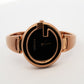 Gucci G-Timeless “G” Shaped Rose Gold Bangle Watch