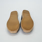 Saint Laurent Black Leather YSL Espadrilles
