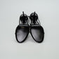 Saint Laurent Black Cassandra 100 Patent Sandals