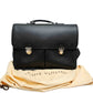 Louis Vuitton Anton Taiga Leather Briefcase Bag