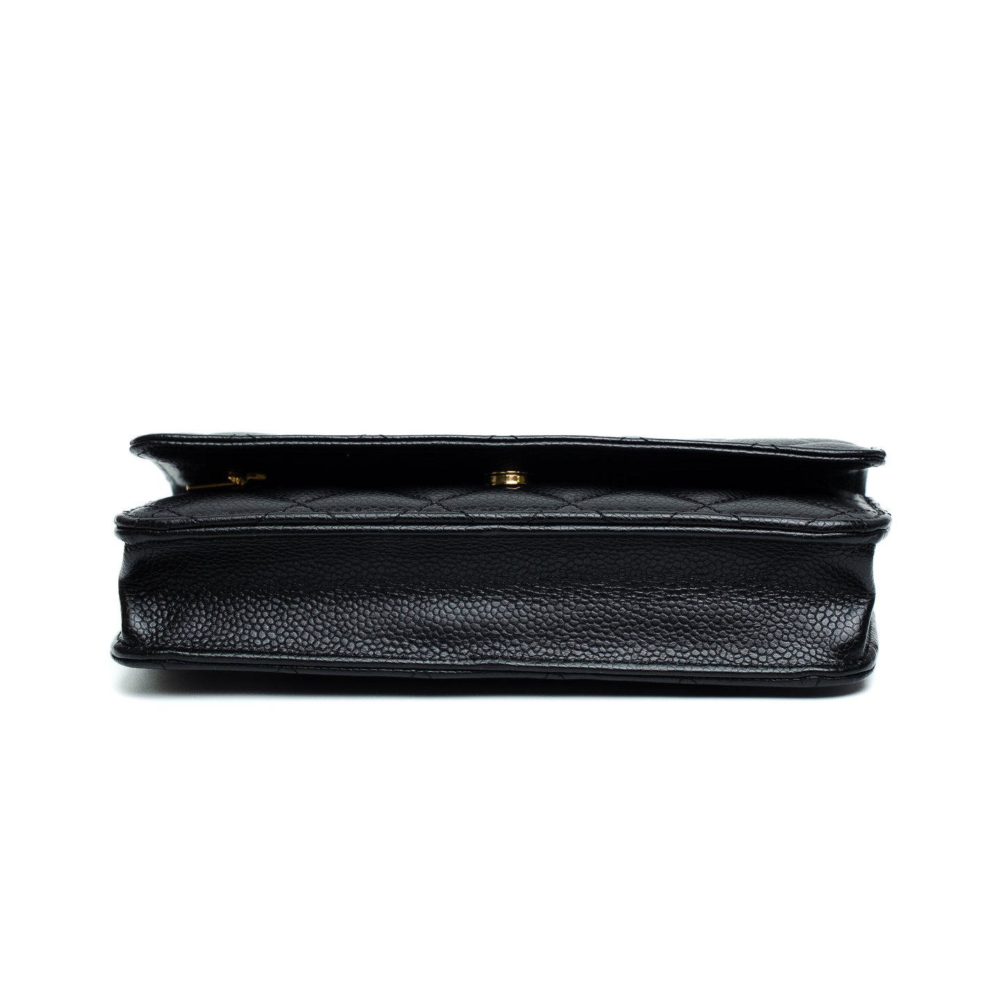 Chanel Black Caviar Wallet On Chain Bag