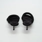Alexander Wang Black Jessie Tubular Webbing Sandals