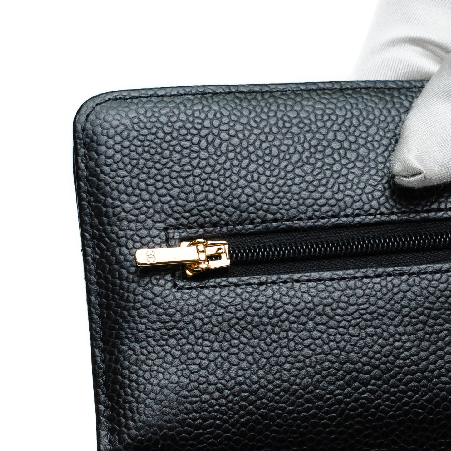 Chanel Black Caviar Wallet On Chain Bag