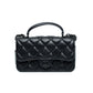 Chanel So Black Quilted Lambskin Phone Holder