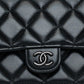 Chanel So Black Quilted Lambskin Phone Holder