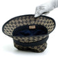 Gucci GG Canvas Blue Leather Bucket Hat