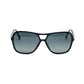 Chanel Black Polarized CC Chain Pilot Sunglasses