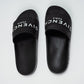 Givenchy Paris Black Logo Slide Sandals