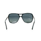 Chanel Black Polarized CC Chain Pilot Sunglasses