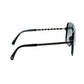 Chanel Black Polarized CC Chain Pilot Sunglasses