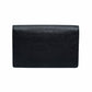 Balenciaga Metallic Edge Black Leather Chain Wallet