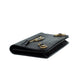 Balenciaga Metallic Edge Black Leather Chain Wallet