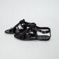 Givenchy Black Rubber Gladiator Sandals
