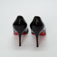 Christian Louboutin Black Patent Simple Pump 85
