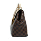 Louis Vuitton Damier Ebene Leather Backpack Bag