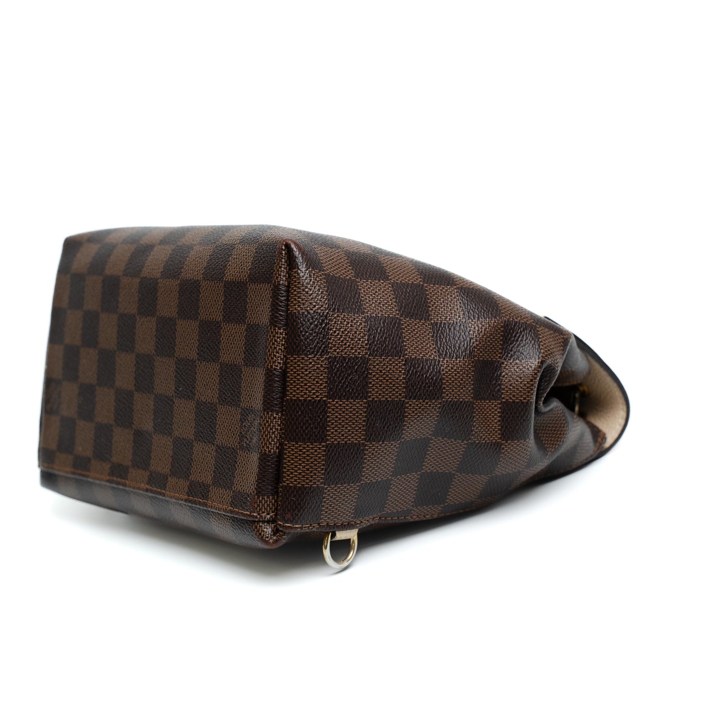 Louis Vuitton Damier Ebene Leather Backpack Bag