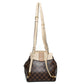 Louis Vuitton Damier Ebene Leather Backpack Bag
