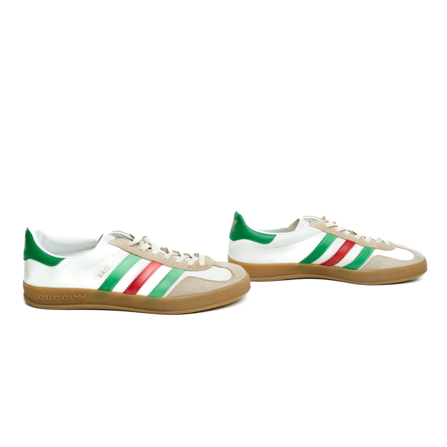 Gucci x Adidas Gazelle White Sneakers