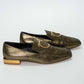 Salvatore Ferragamo Oro Lamb Land Loafers