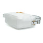 Versace White Quilted Leather Camera Crossbody Bag