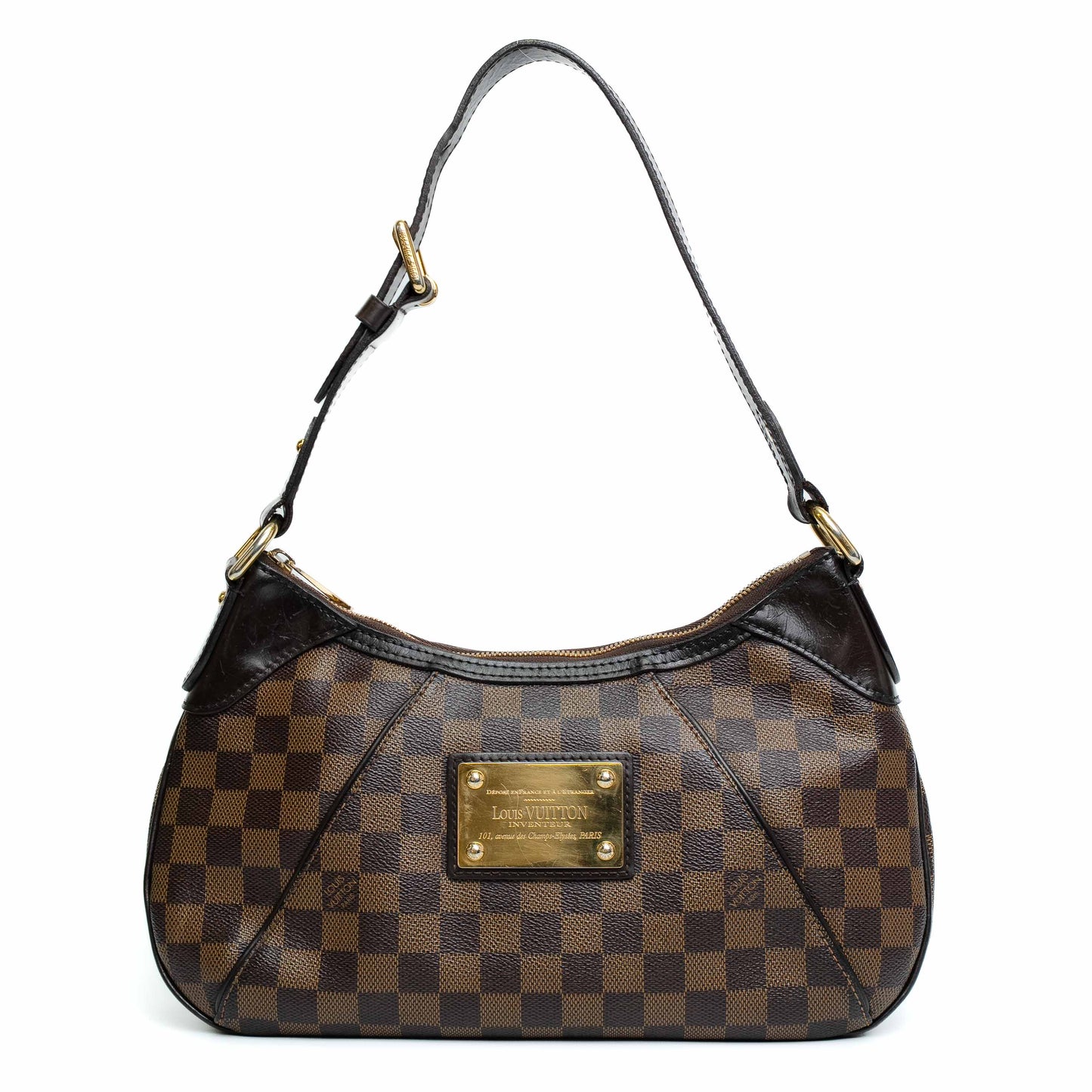 Louis Vuitton Thames PM Damier Ebene Hobo Bag