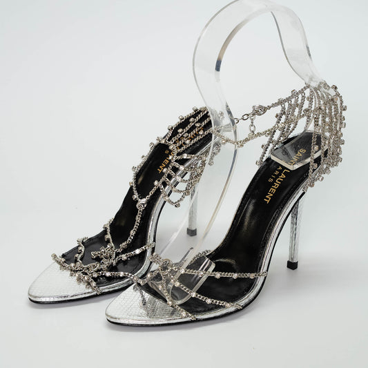 Saint Laurent Alex Crystal Heels