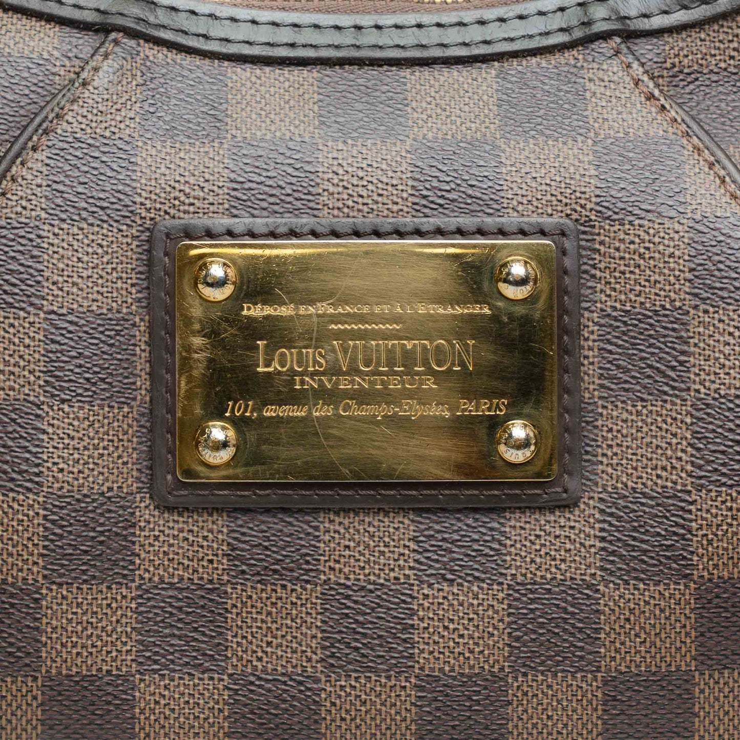 Louis Vuitton Thames PM Damier Ebene Hobo Bag