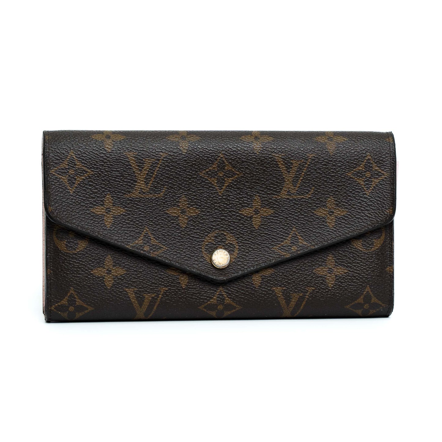 Louis Vuitton Sarah Monogram Rose Ballerine Wallet