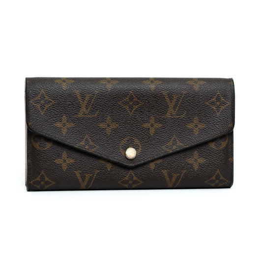 Louis Vuitton Sarah Monogram Rose Ballerine Wallet
