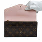 Louis Vuitton Sarah Monogram Rose Ballerine Wallet