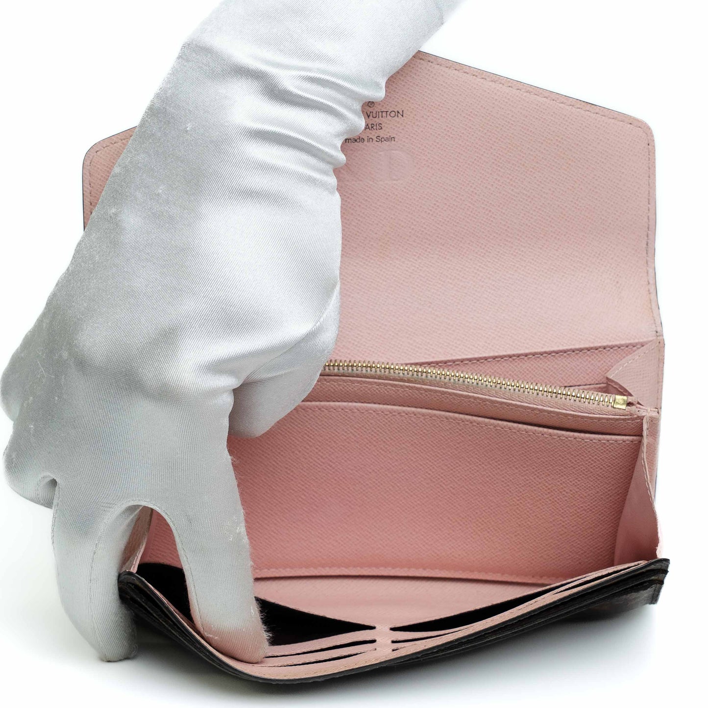 Louis Vuitton Sarah Monogram Rose Ballerine Wallet