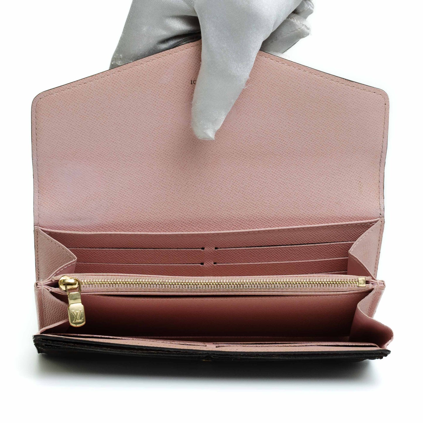 Louis Vuitton Sarah Monogram Rose Ballerine Wallet