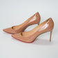 Christian Louboutin Kate 85 Nude Patent Heels