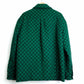 Gucci GG Wool Green Navy Size 50 Jacket