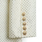 Balmain White Crystal Embellished Size 40 Blazer