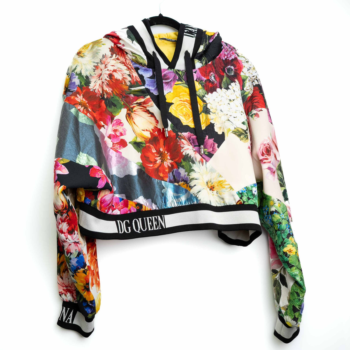 Dolce & Gabbana Floral Silk Size 40 Hoodie