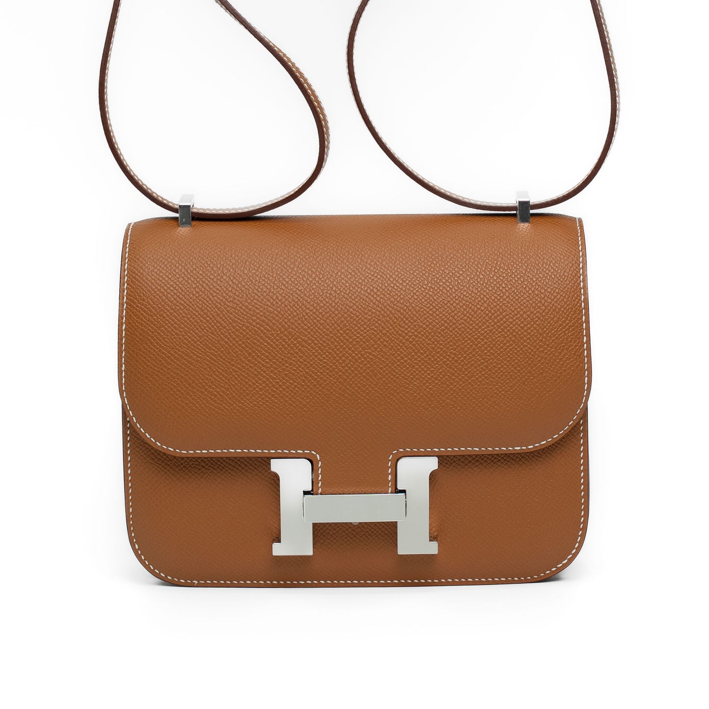 Hermes Constance 18 Gold Epsom Shoulder Bag