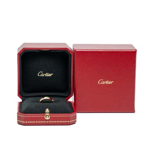 Cartier LOVE 8 Diamond Rose Gold Ring