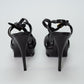 Saint Laurent Tribute Platform Sandals Black Calfskin Leather