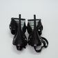 Saint Laurent Tribute Platform Sandals Black Calfskin Leather