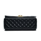 Balmain Black Quilted Lambskin Chain Shoulder Bag