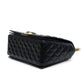 Balmain Black Quilted Lambskin Chain Shoulder Bag