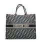 Dior Large Oblique Embroidery Book Tote Bag