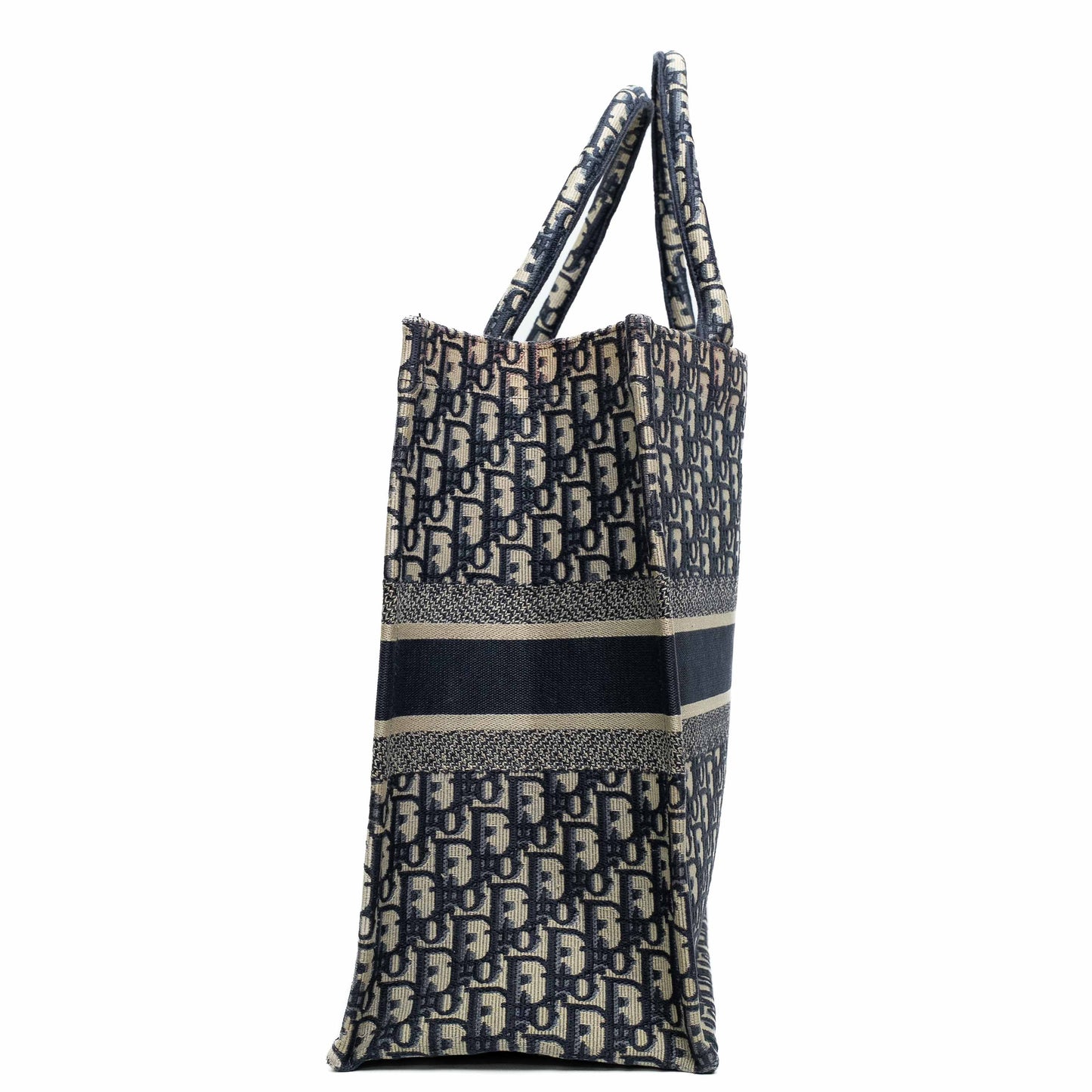 Dior Large Oblique Embroidery Book Tote Bag