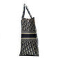 Dior Large Oblique Embroidery Book Tote Bag