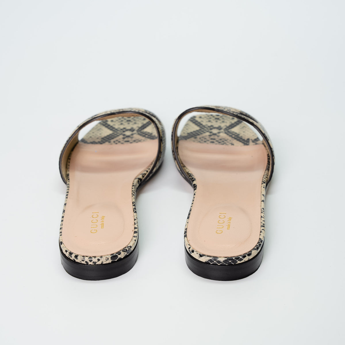 Gucci Python Gg Gucci GG Cutout Python Print Slides – LuvLuxe